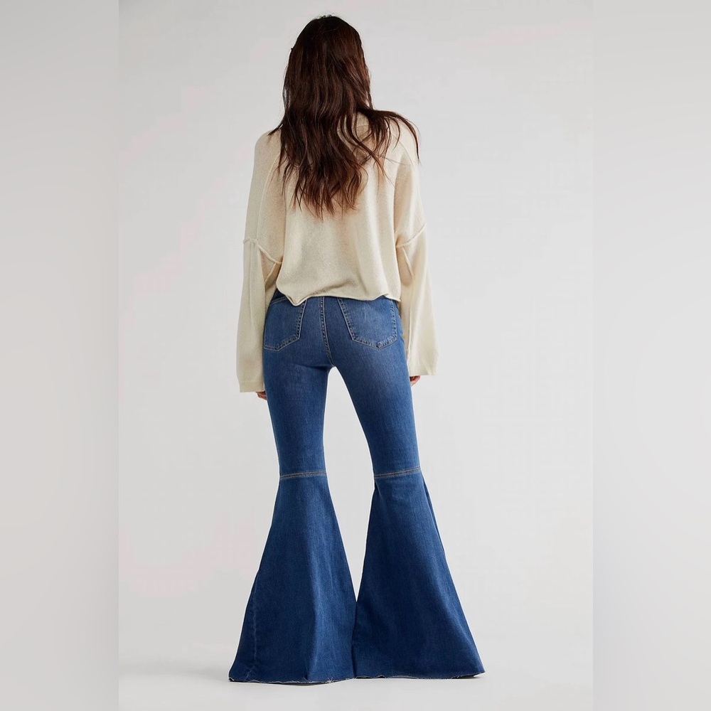We the Free Just Float On High Waist Flare Jeans